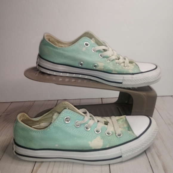 Converse low top Mint green bleached sneakers - Picture 6 of 16